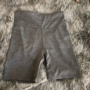 Gray biker shorts